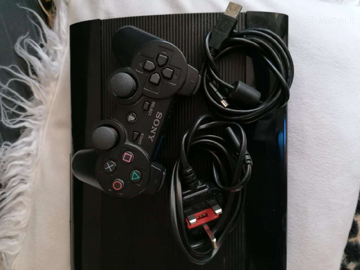 Žaidimų konsolė PS3 + žaidimai - nuotraukos Nr. 2