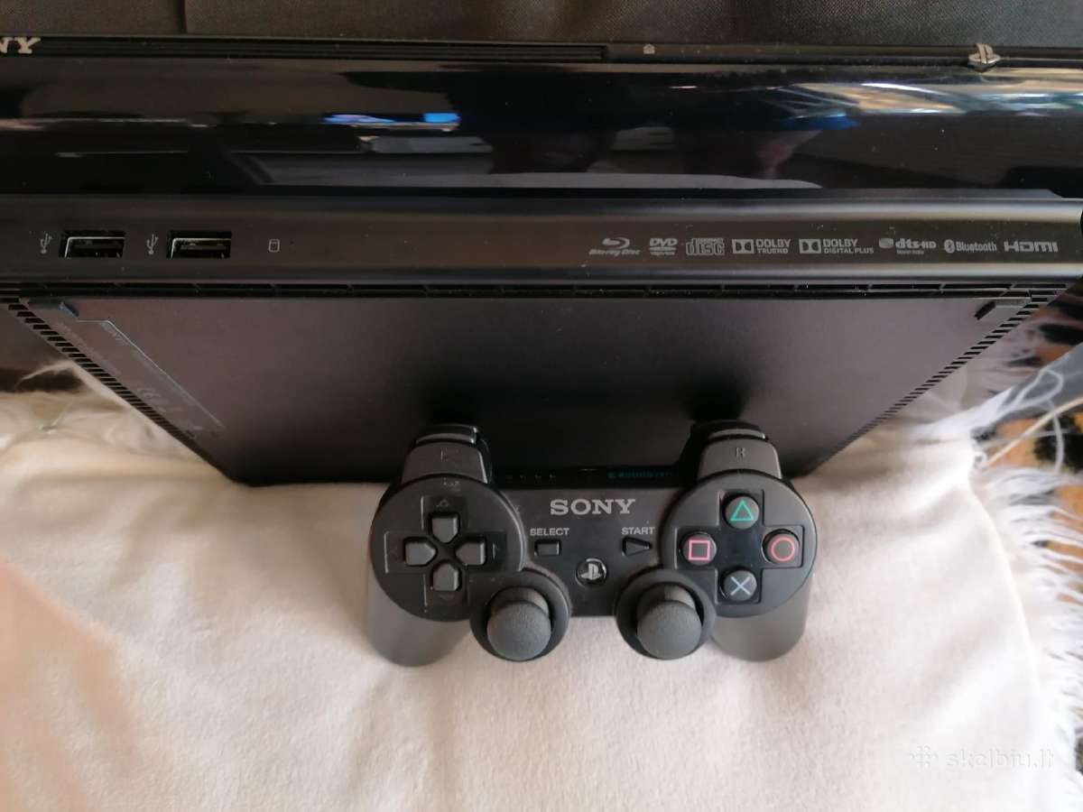 Žaidimų konsolė PS3 + žaidimai - nuotraukos Nr. 4