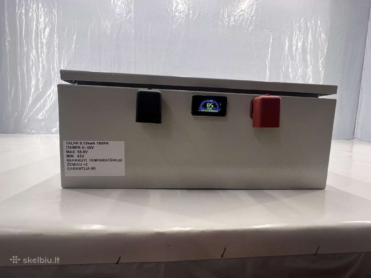 48v 9.1kwh energijos kaupiklis akumuliatorius 850e - nuotraukos Nr. 10