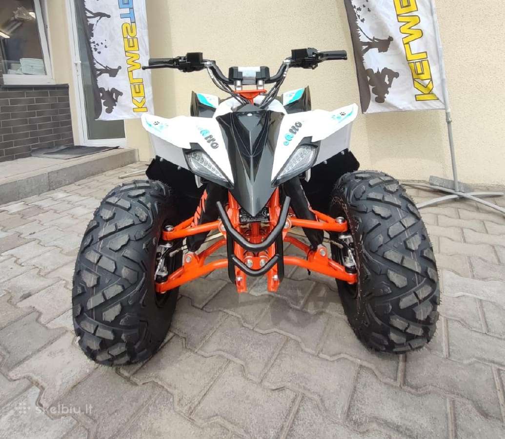 Ea110 vaikškas akumuliatorinis keturratis