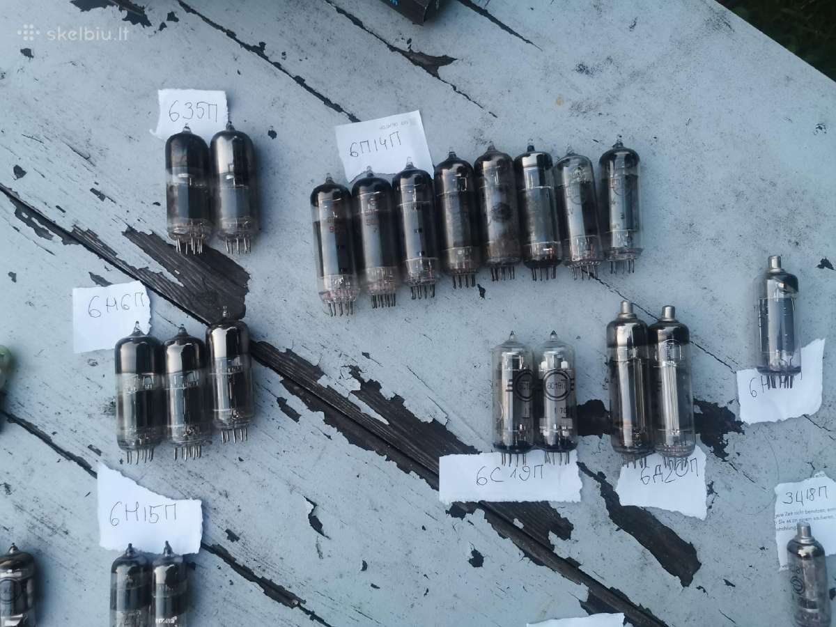 Senos elektronikos lempos (tubes) - nuotraukos Nr. 2