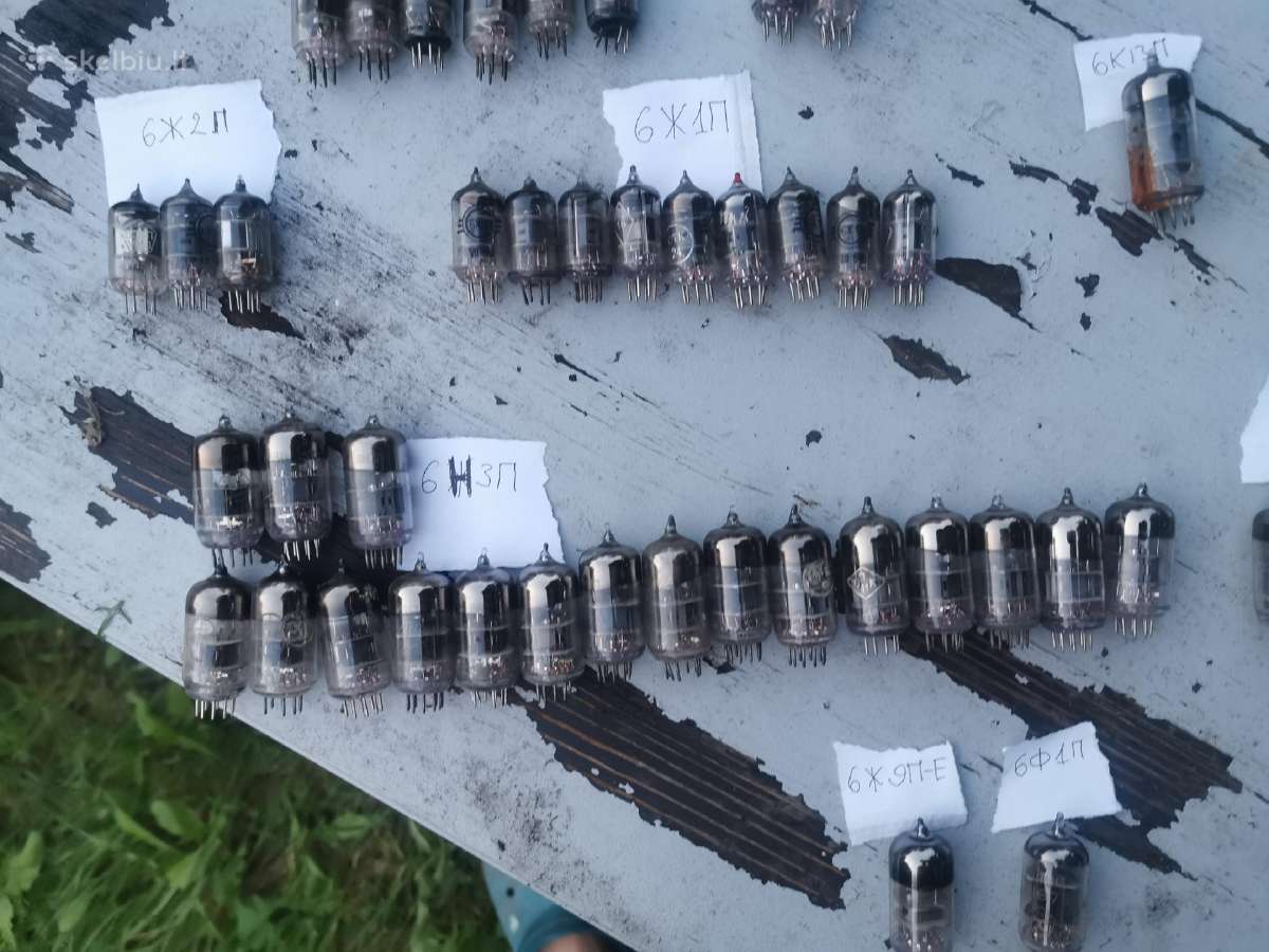 Senos elektronikos lempos (tubes) - nuotraukos Nr. 5