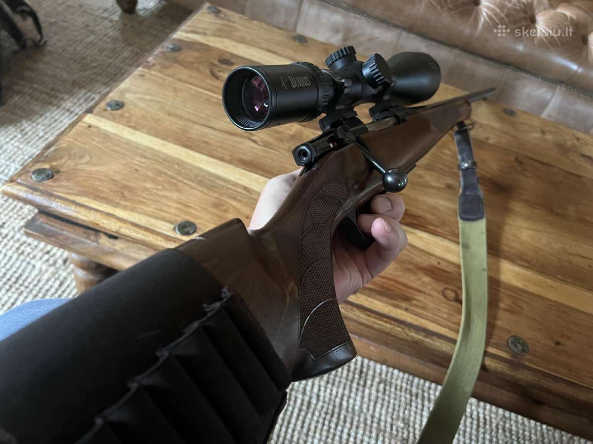 Cz 550 graižtvinis šautuvas su optika Burris 4x - nuotraukos Nr. 6