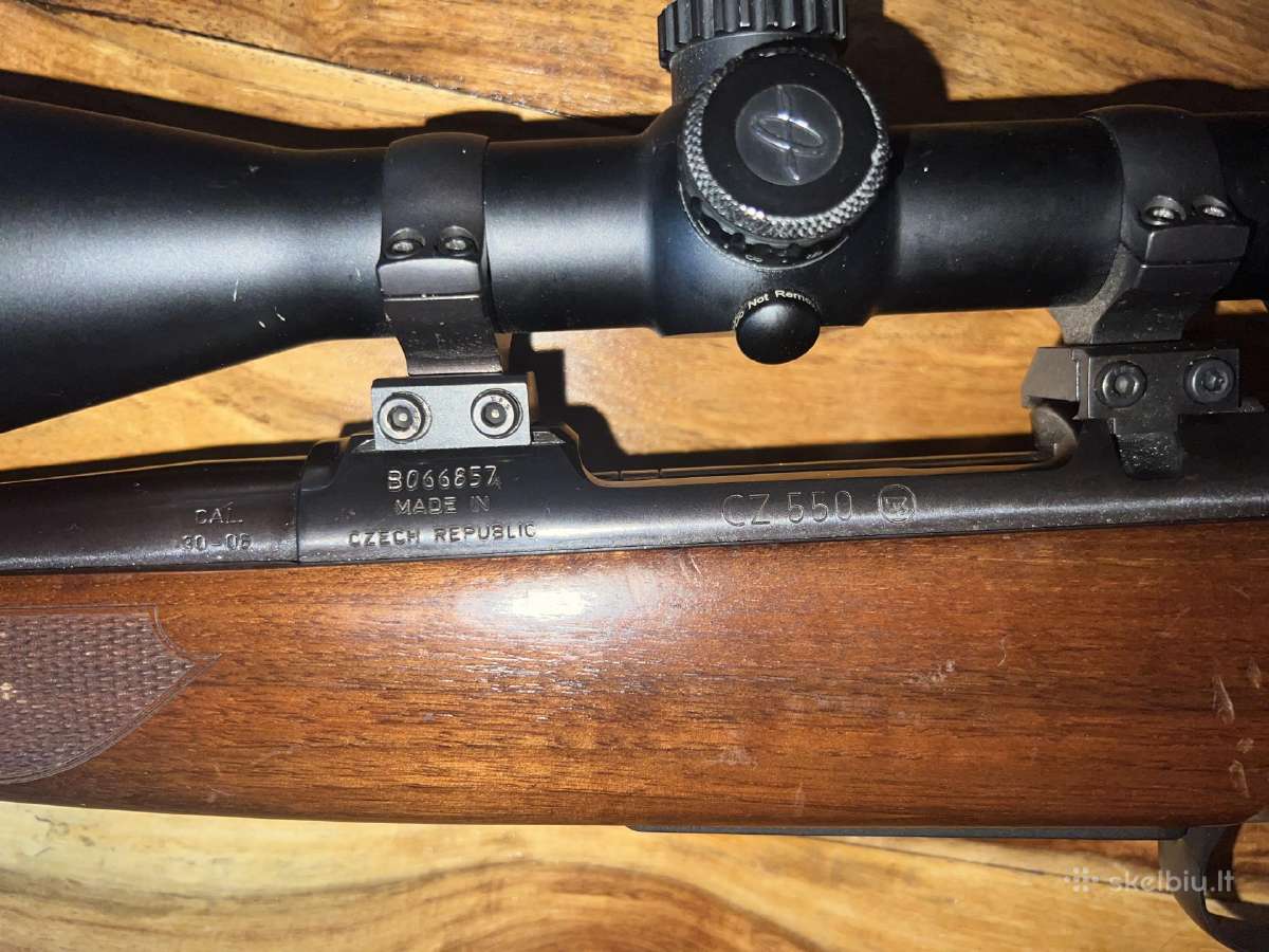 Cz 550 graižtvinis šautuvas su optika Burris 4x - nuotraukos Nr. 7