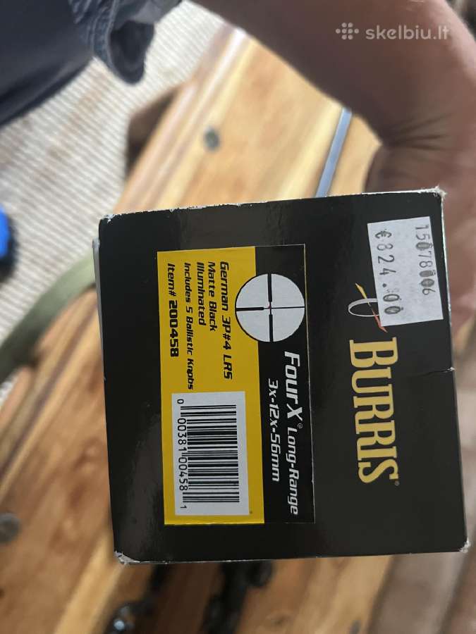 Cz 555 su optikaburris four X long range 3x12x56. - nuotraukos Nr. 7