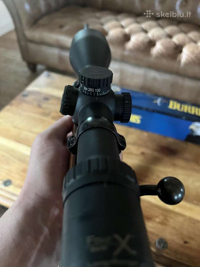 Cz 555 su optikaburris four X long range 3x12x56. - nuotraukos Nr. 9