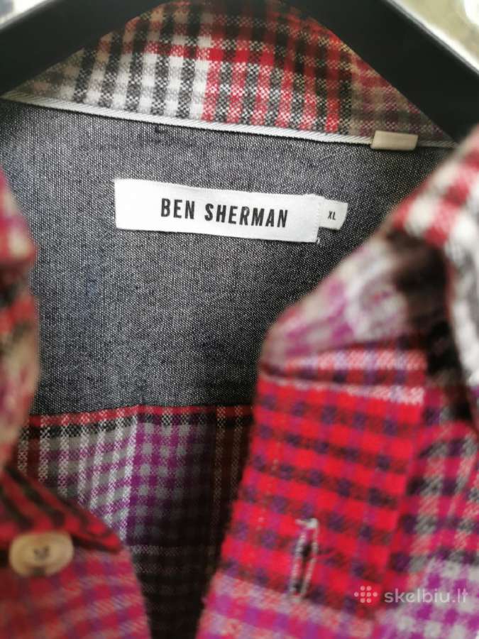 Ben Sherman languoti flaneliniai marškiniai XL - nuotraukos Nr. 5