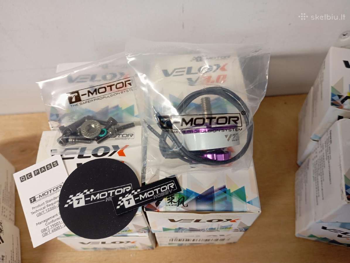 Nauji T-motor Velox V3 2207 / 2306 motorai - nuotraukos Nr. 5
