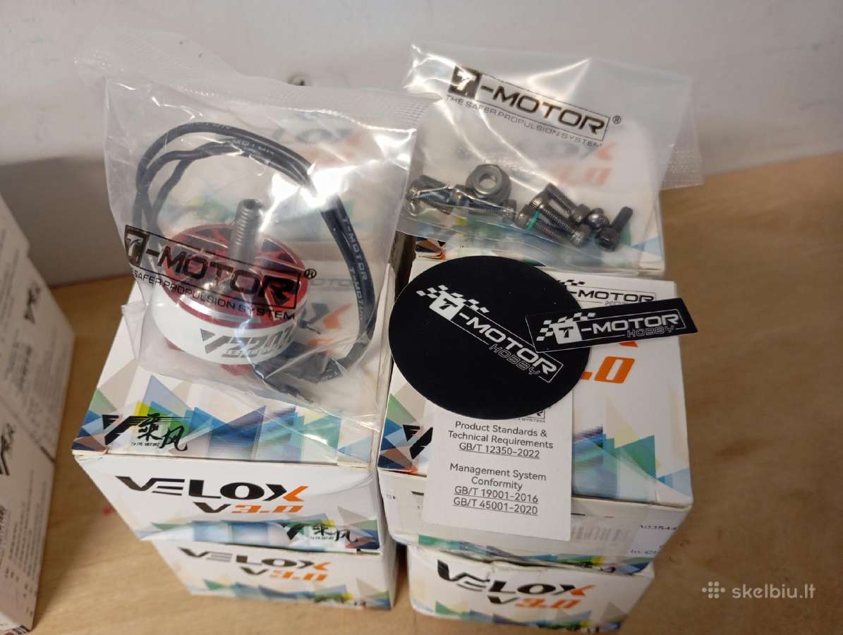 Nauji T-motor Velox V3 2207 / 2306 motorai - nuotraukos Nr. 6
