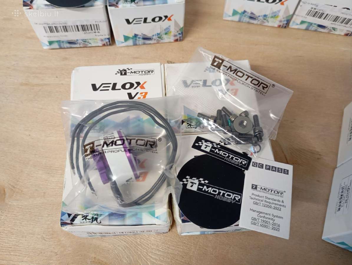 Nauji T-motor Velox V3 2207 / 2306 motorai - nuotraukos Nr. 7