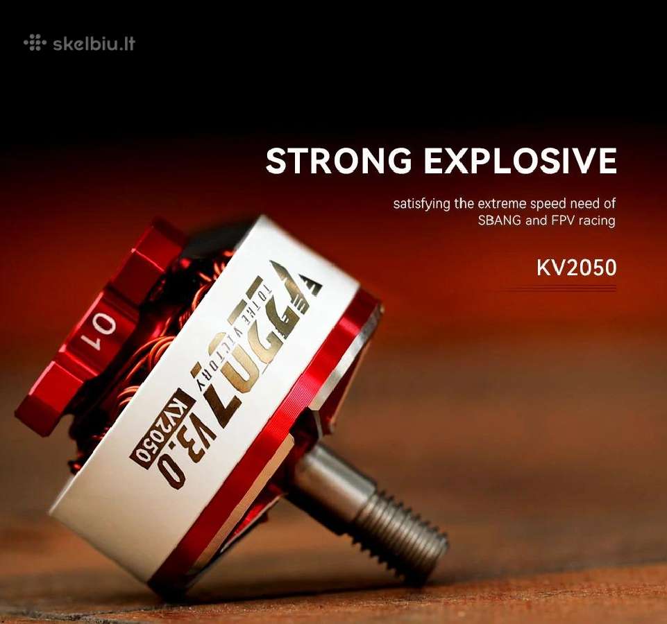 Nauji T-motor Velox V3 2207 / 2306 motorai - nuotraukos Nr. 14