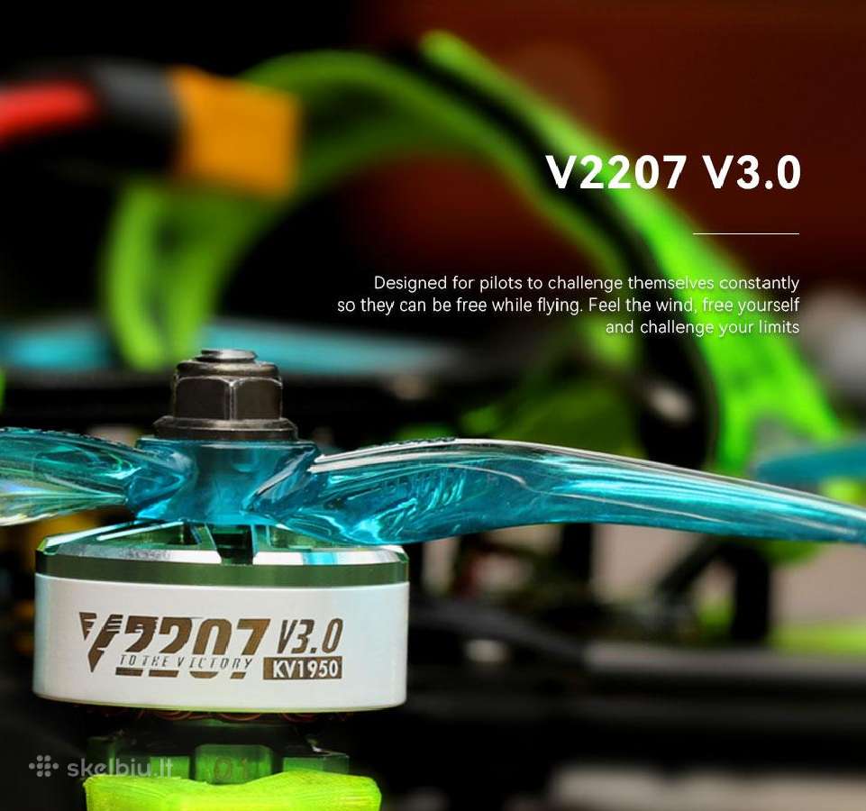 Nauji T-motor Velox V3 2207 / 2306 motorai - nuotraukos Nr. 15