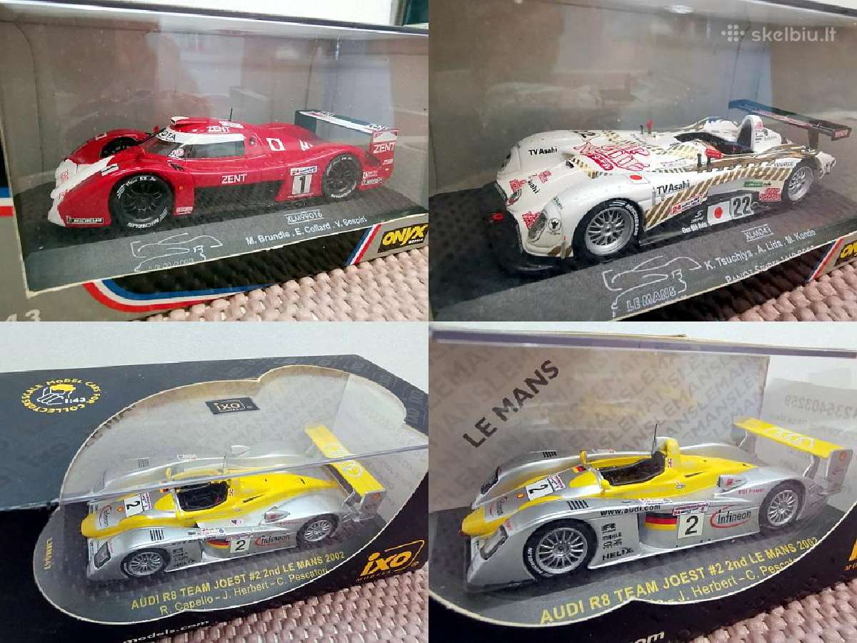 1:43 Lenktynių (Le Mans) Modeliai - nuotraukos Nr. 2