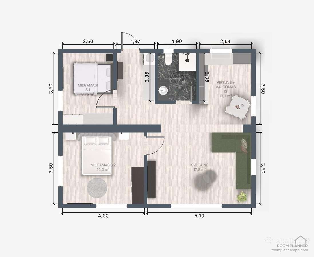 Moduliniai - karkasiniai A, A++ klasės namai - nuotraukos Nr. 17