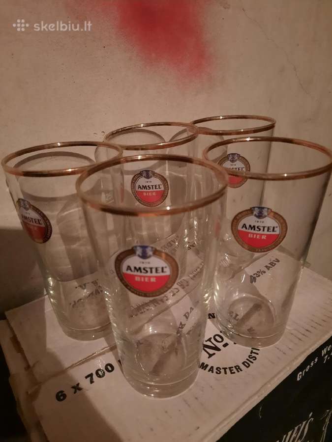 Alaus bokalai Amstel (6vnt.)