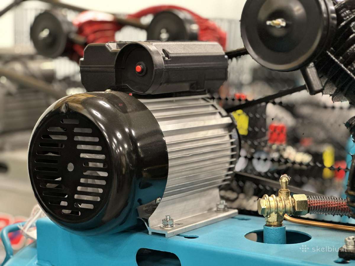 Oro kompresorius Gtm 2c 100l 500l/min 3kw 220v ! - nuotraukos Nr. 3