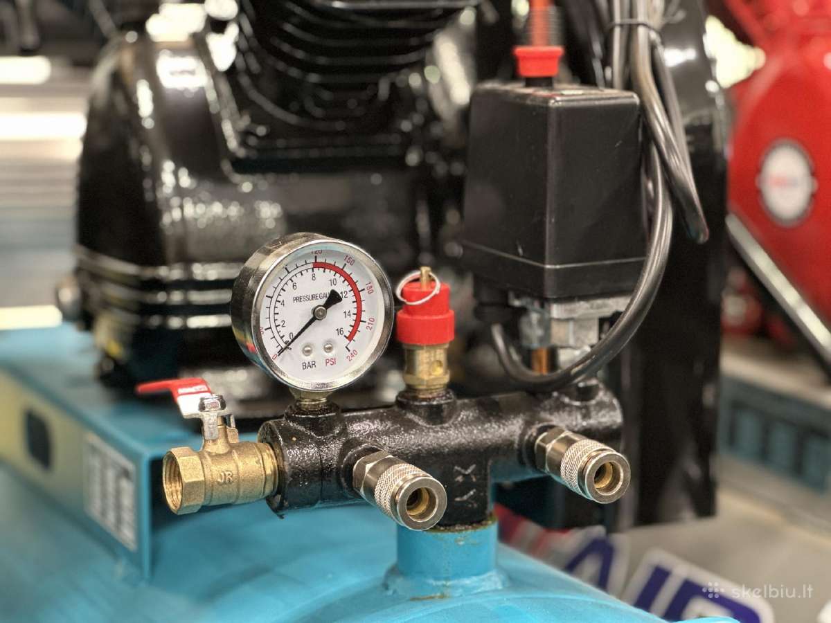Oro kompresorius Gtm 2c 100l 500l/min 3kw 220v ! - nuotraukos Nr. 4