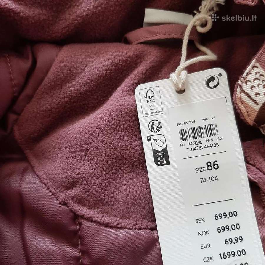 86cm. Lindex žieminis kombinezonas - nuotraukos Nr. 7