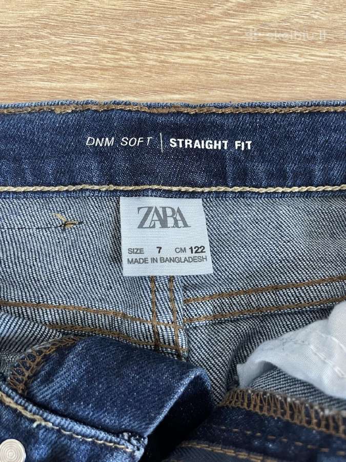 Zara džinsai 122 Tiesūs straight - nuotraukos Nr. 2