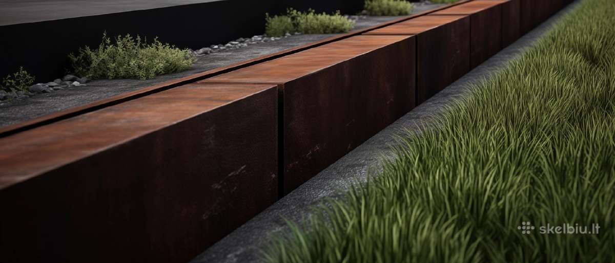 Corten rūdinto plieno borteliai - nuotraukos Nr. 6