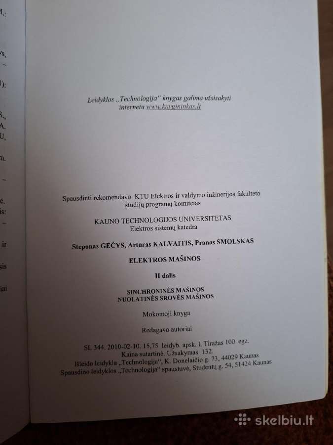 Elektros mašinos. mokomoji knyga - nuotraukos Nr. 6