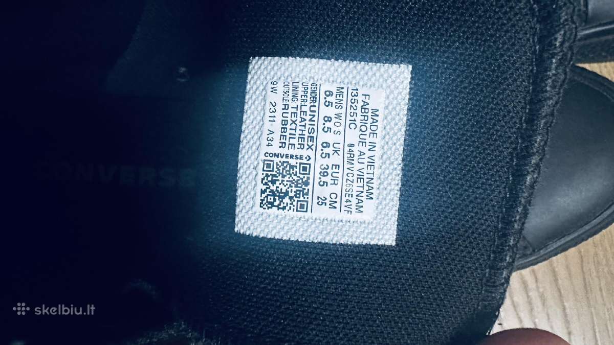 Odiniai Sportbačiai Converse nauji - nuotraukos Nr. 3