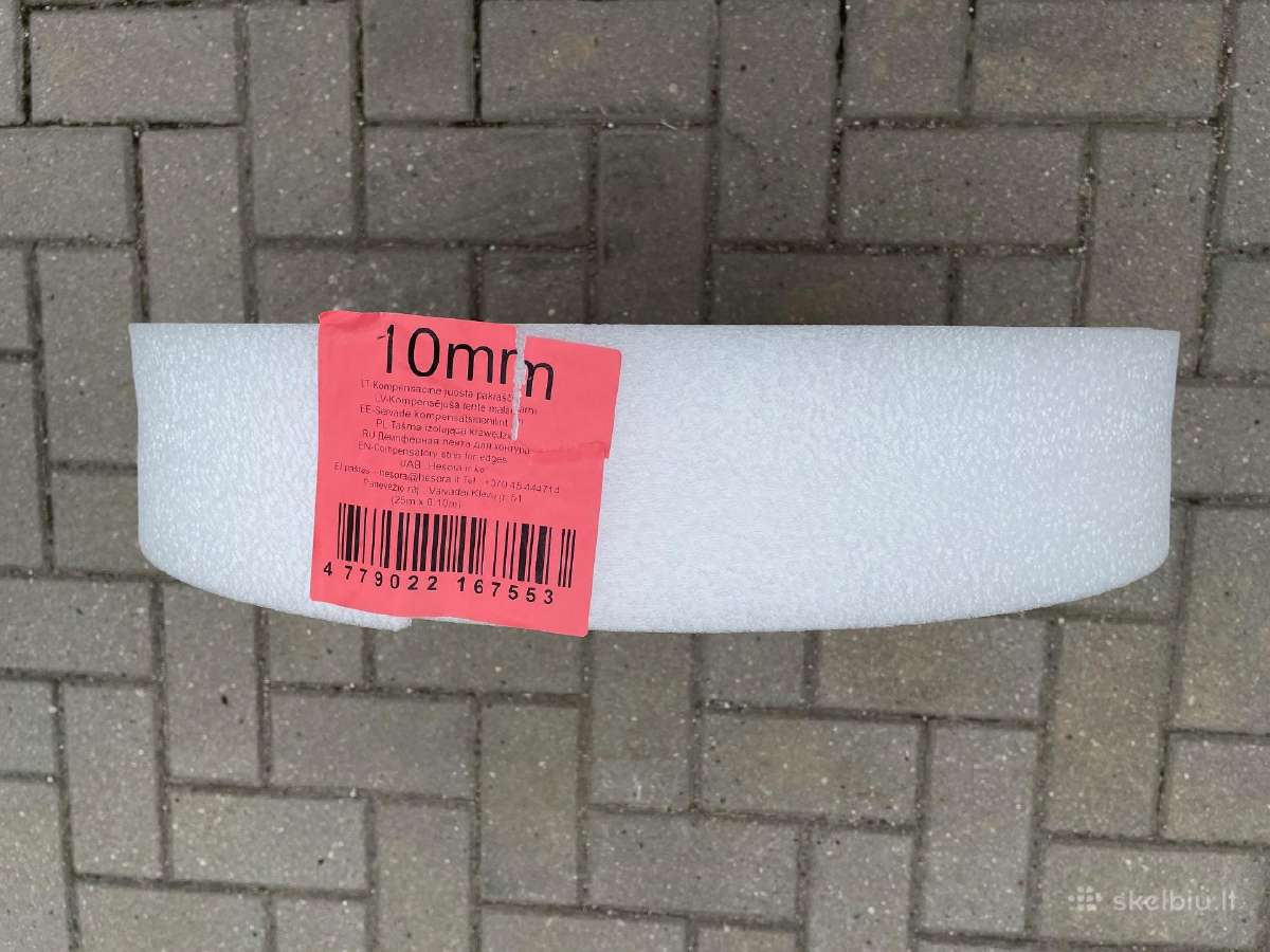 10 mm storio kompensacinė juosta 20m tik 3 Eur