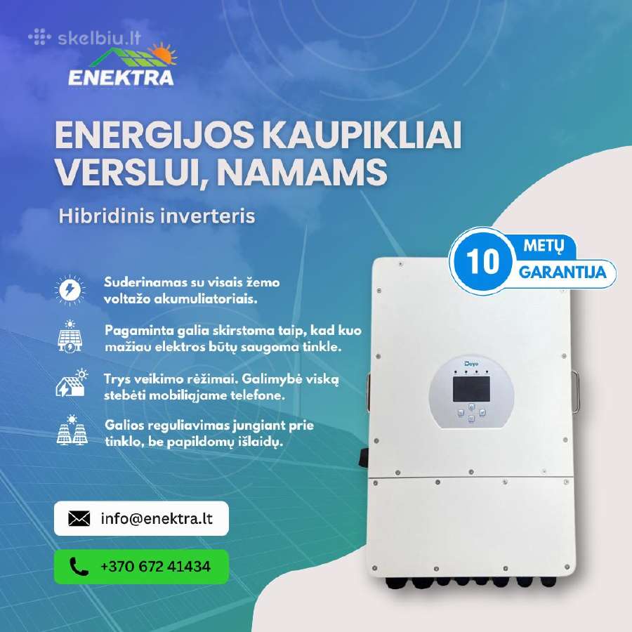 Deye inverteris Off/on Grid hibridinis