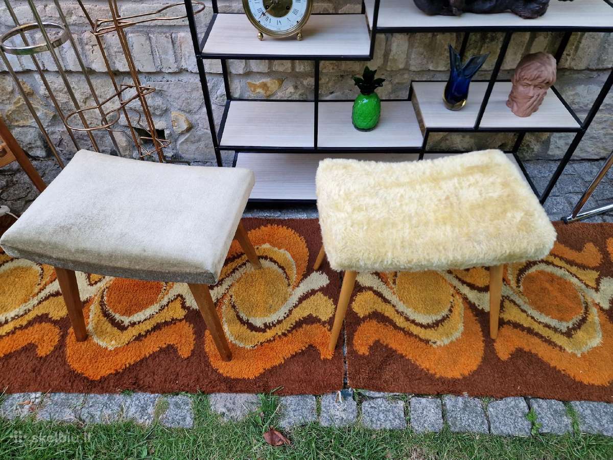 Vintažiniai mid century pufai - nuotraukos Nr. 25