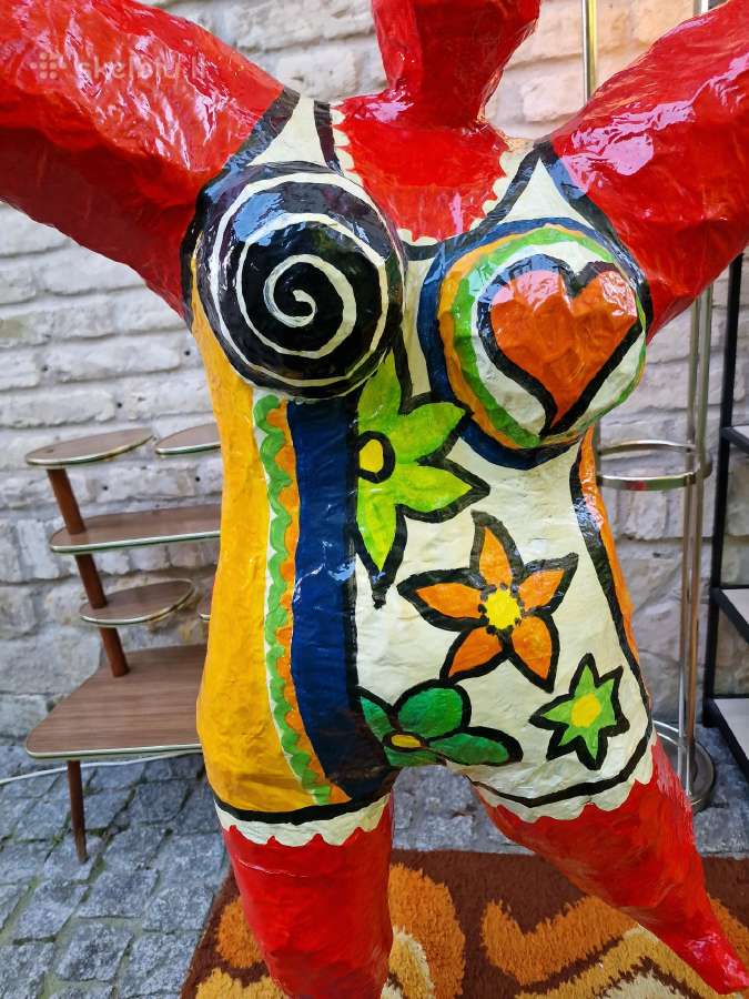 Vintažinė mid century interjerinė skulptūra Nana - nuotraukos Nr. 4