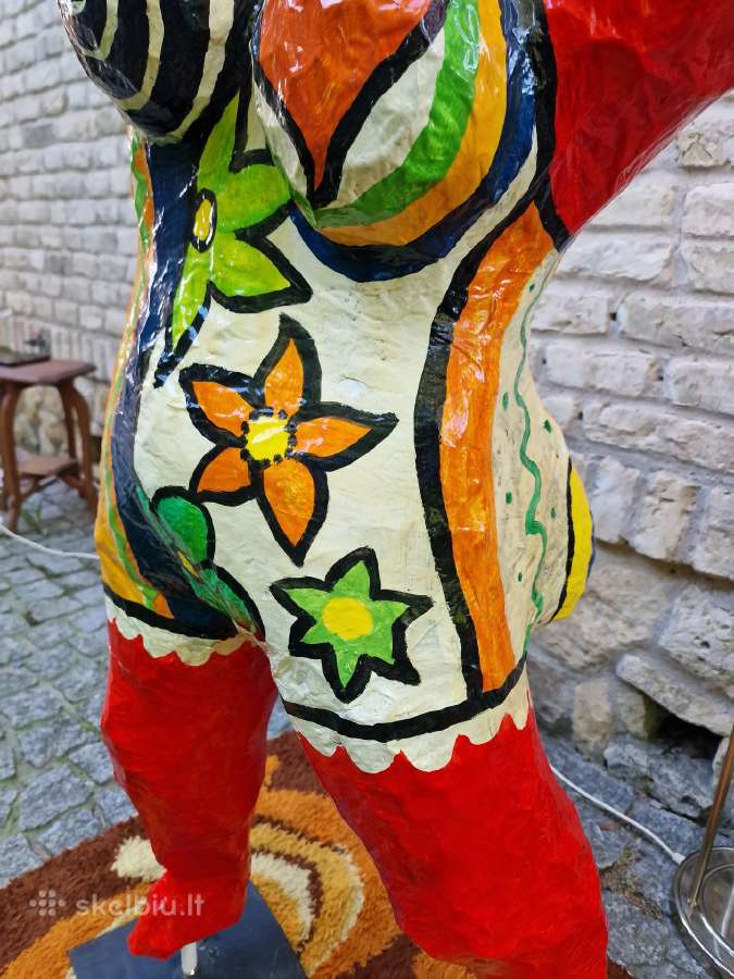 Vintažinė mid century interjerinė skulptūra Nana - nuotraukos Nr. 6