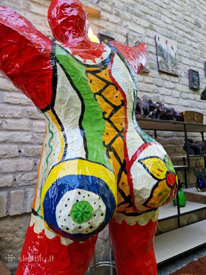 Vintažinė mid century interjerinė skulptūra Nana - nuotraukos Nr. 15