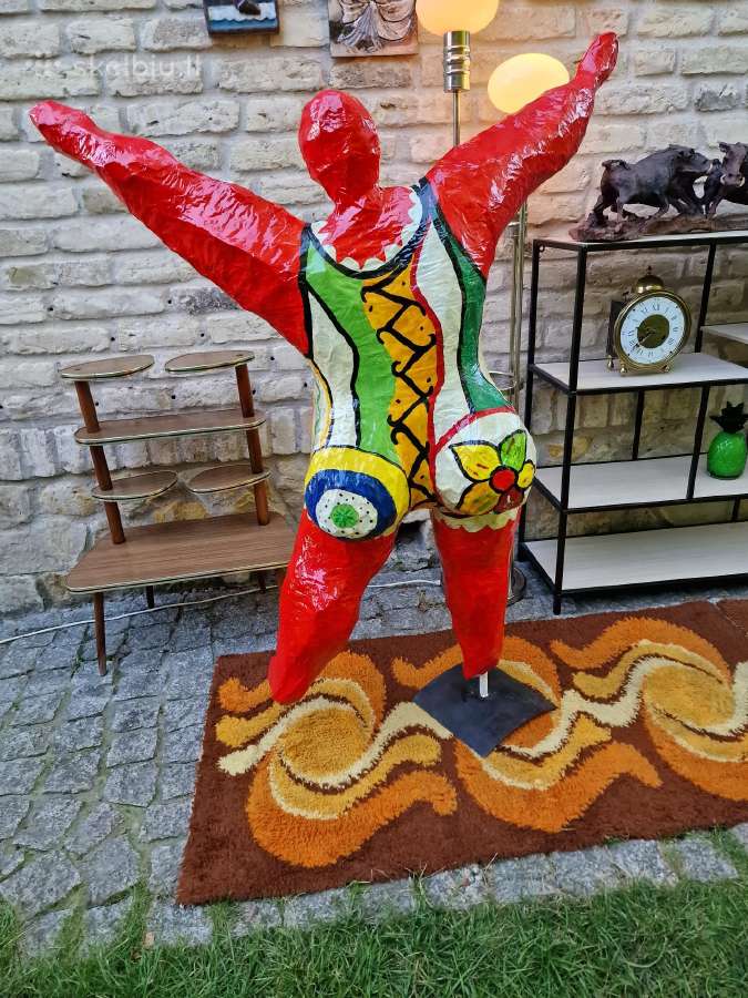Vintažinė mid century interjerinė skulptūra Nana - nuotraukos Nr. 17