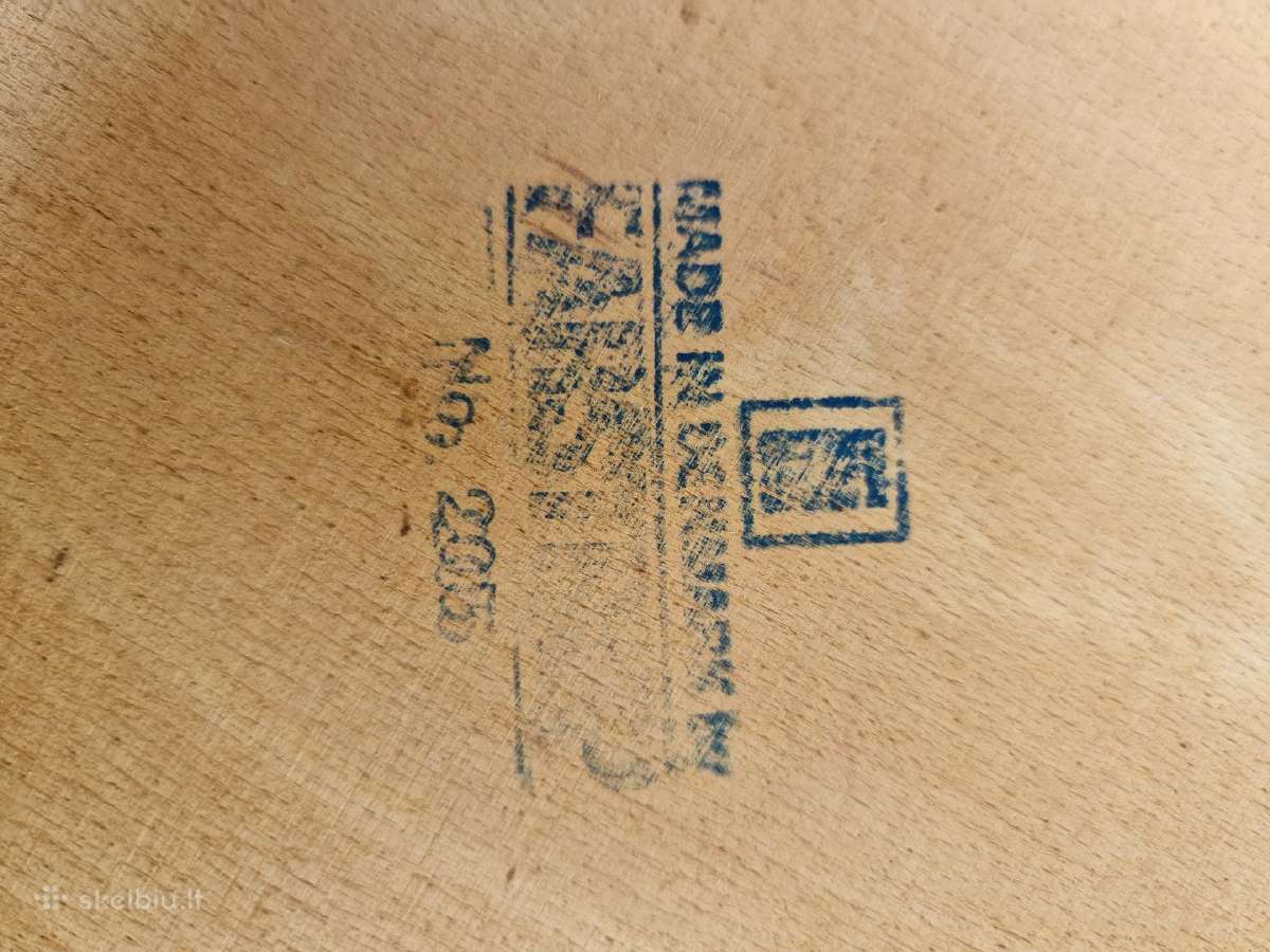 Vintažinės mid century tikmedžio kėdės - nuotraukos Nr. 14
