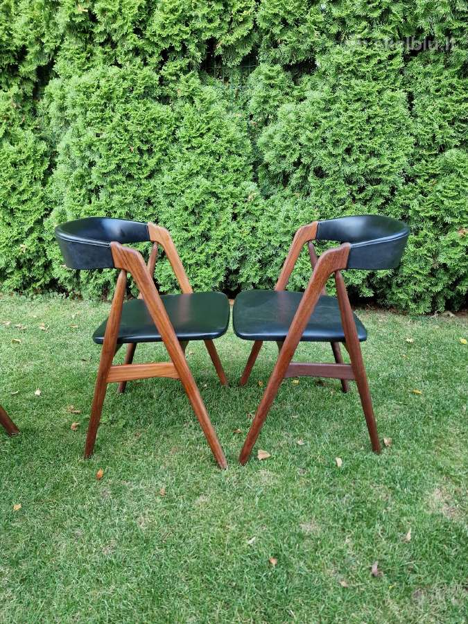 Vintažinės mid century tikmedžio kėdės - nuotraukos Nr. 20