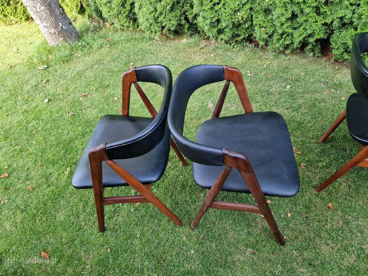 Vintažinės mid century tikmedžio kėdės - nuotraukos Nr. 22