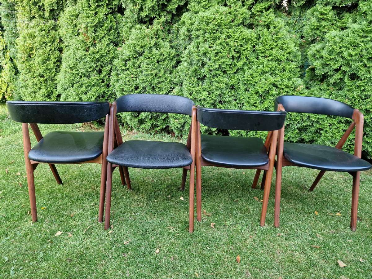 Vintažinės mid century tikmedžio kėdės - nuotraukos Nr. 23