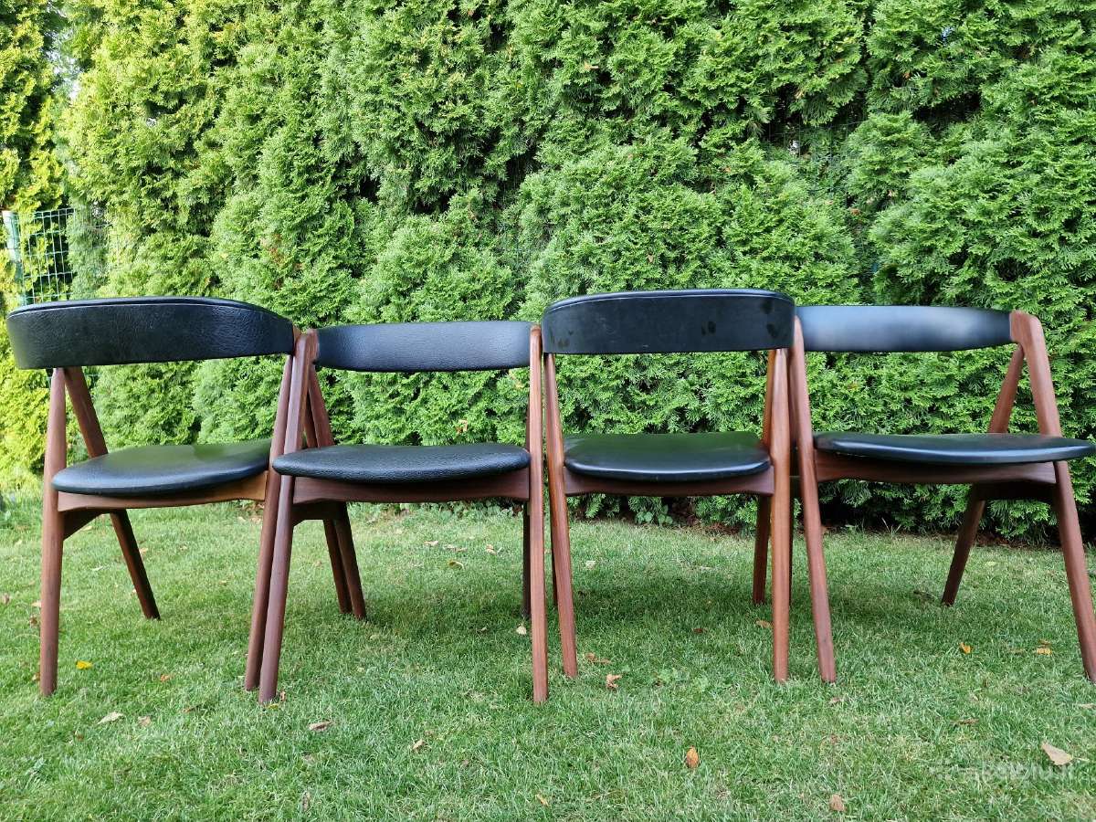 Vintažinės mid century tikmedžio kėdės - nuotraukos Nr. 24