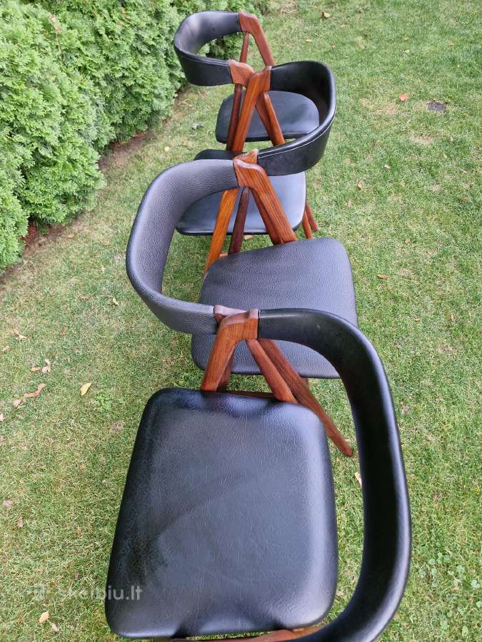 Vintažinės mid century tikmedžio kėdės - nuotraukos Nr. 27