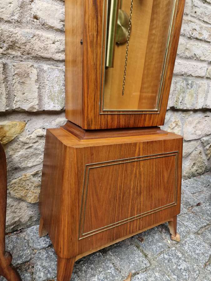 Vintažinis mid century tikmedžio laikrodis - nuotraukos Nr. 24
