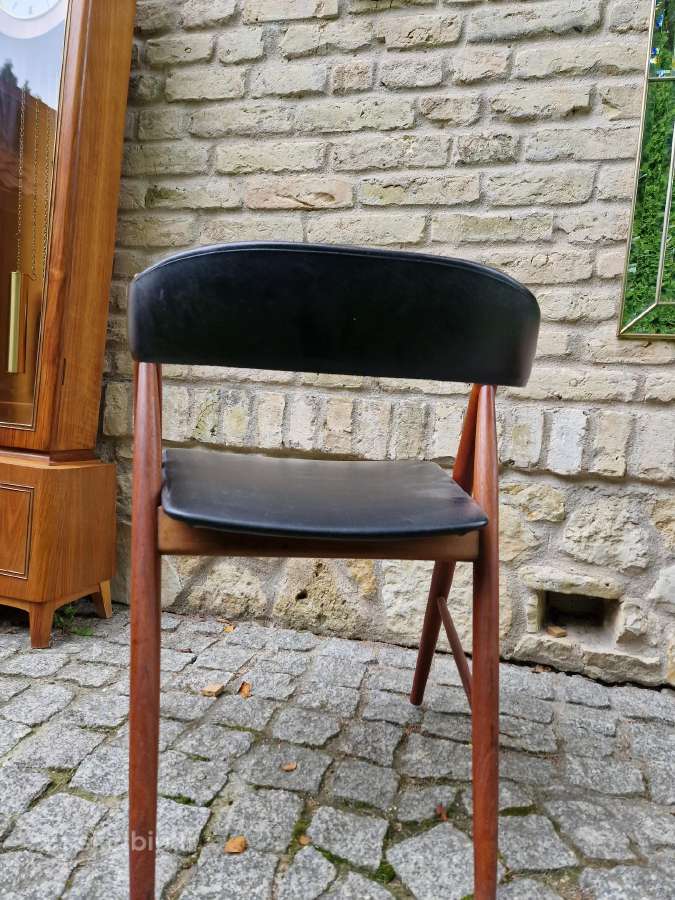 Vintažinė mid century tikmedžio kėdė - nuotraukos Nr. 6