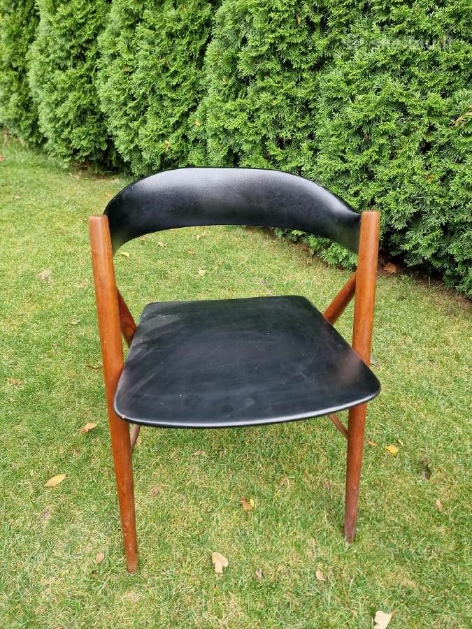 Vintažinė mid century tikmedžio kėdė - nuotraukos Nr. 10