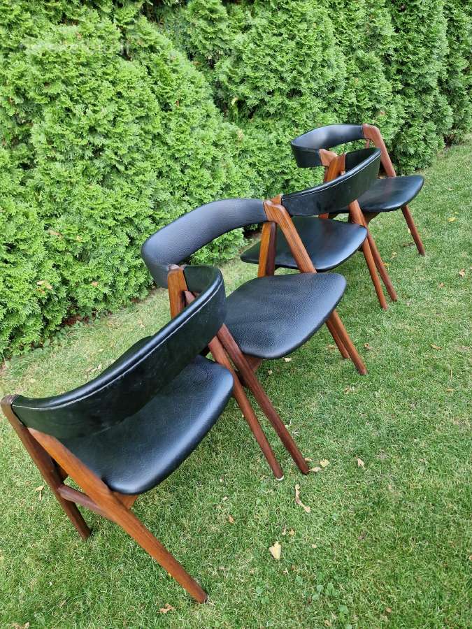 Vintažinė mid century tikmedžio kėdė - nuotraukos Nr. 17