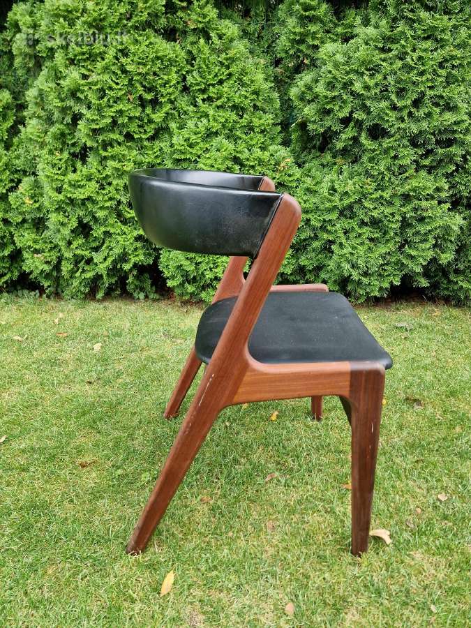 Vintažinė mid century tikmedžio kėdė - nuotraukos Nr. 26