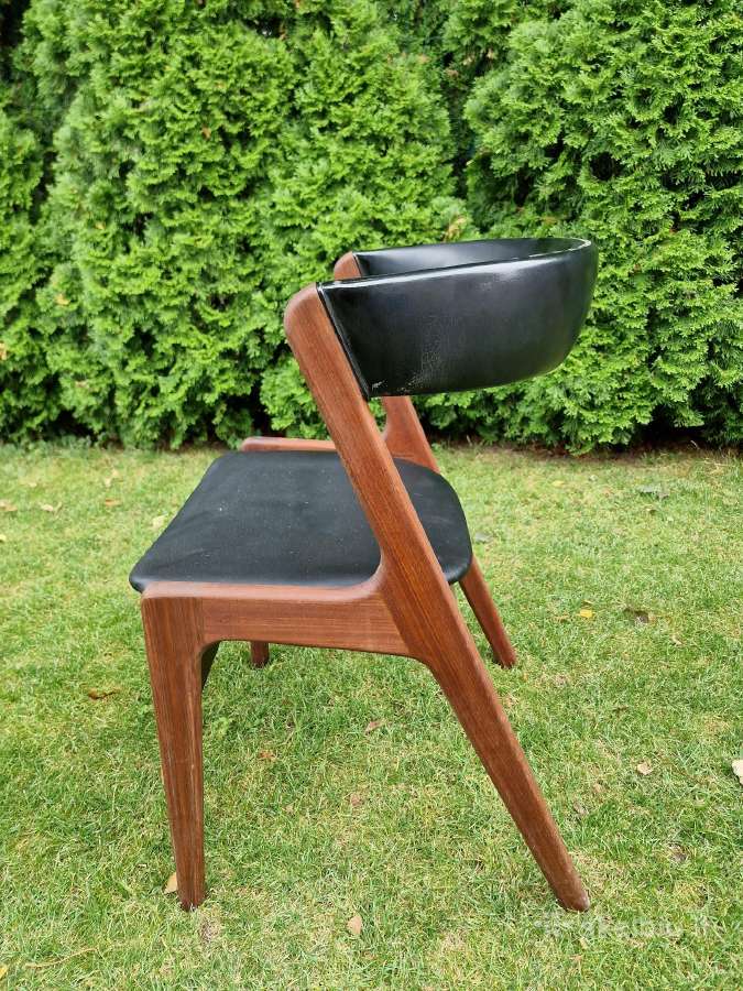 Vintažinė mid century tikmedžio kėdė - nuotraukos Nr. 27