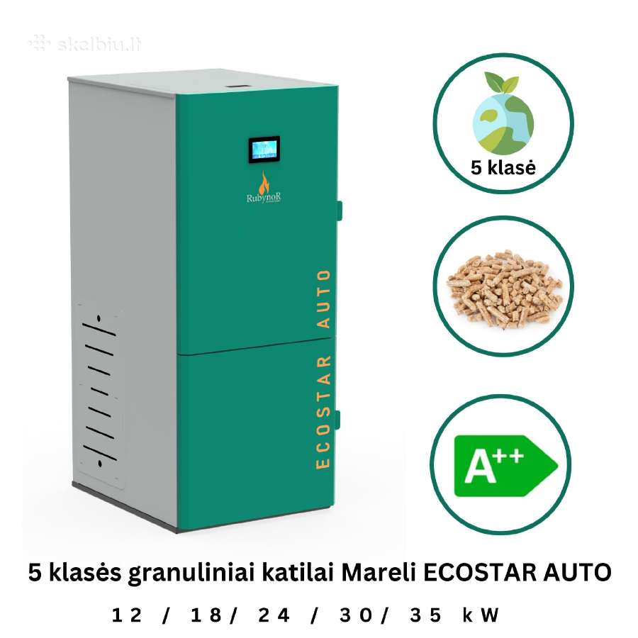 5 klasės granuliniai katilai mareli Systems Ecosta