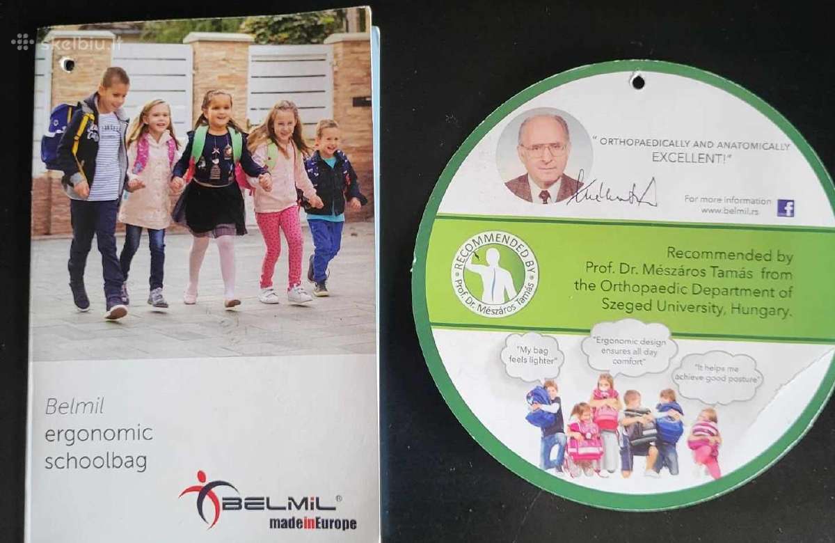 Vaikiška kuprinė pradinėms klasėms - nuotraukos Nr. 7