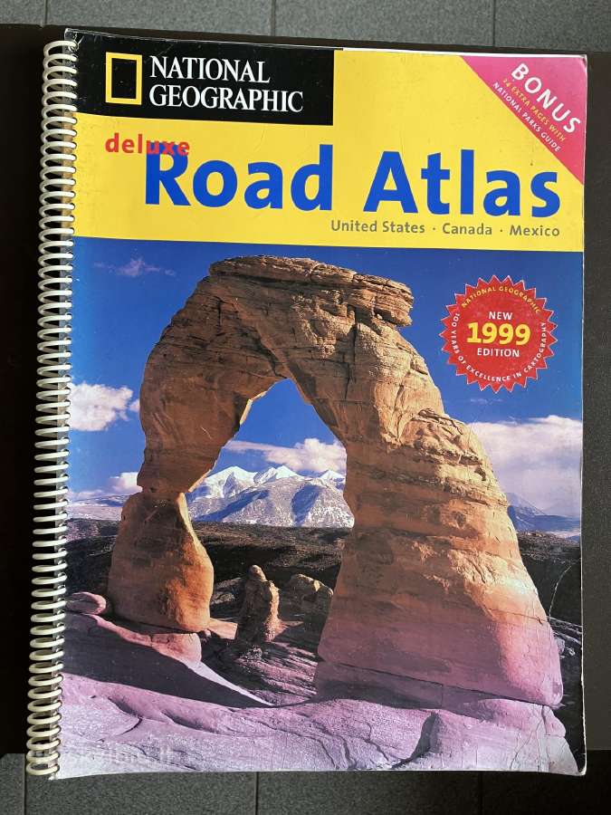 Išsamus JAV, Kanados ir Meksikos kelių atlasas