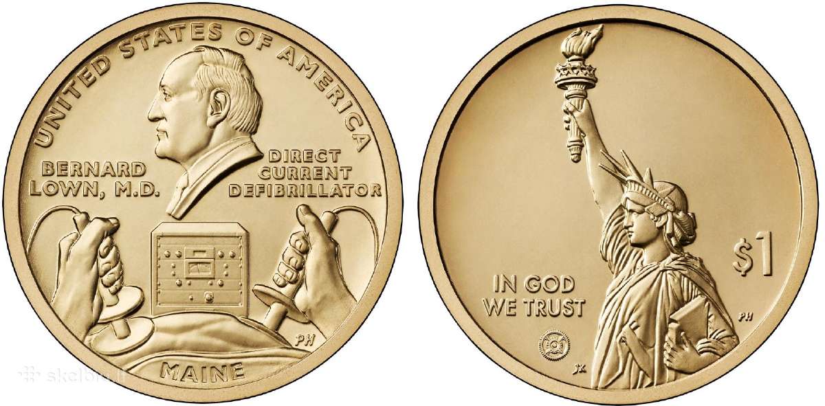 JAV 1 doleris, 2024 Inovacijos, Defibriliatorius U
