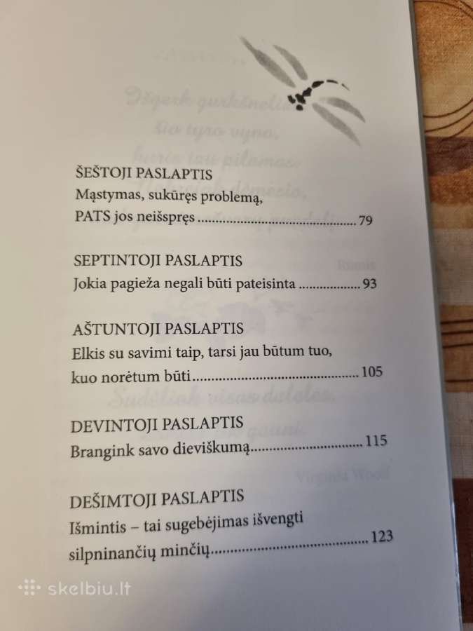Dešimt vidinės ramybės ir sėkmės paslapčių - nuotraukos Nr. 4